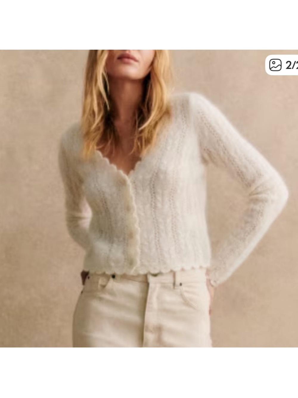 Sezane Anthony cardigan - Picture 2 of 4